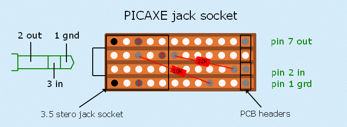 picaxe jack pcb