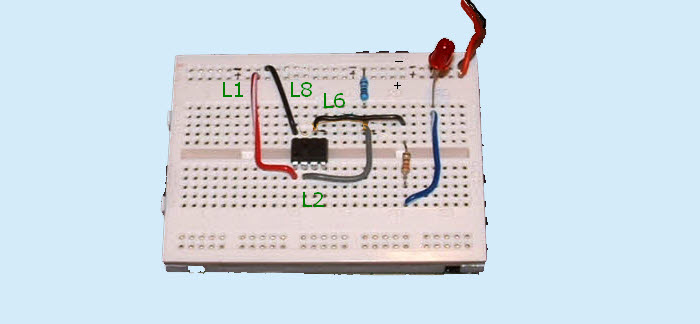 LED sinking current