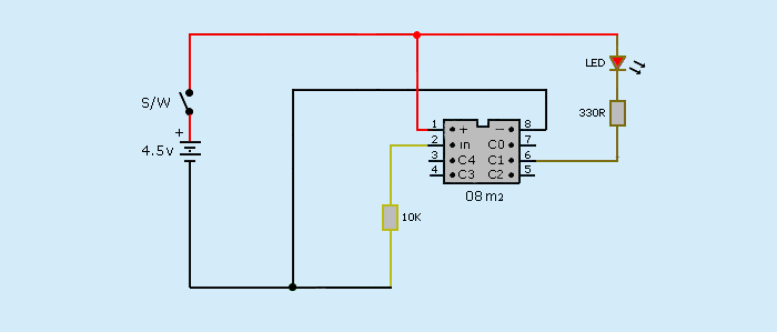 LED sinking current