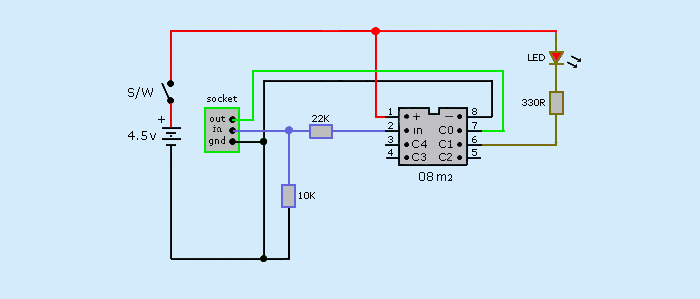 flashing led circuit